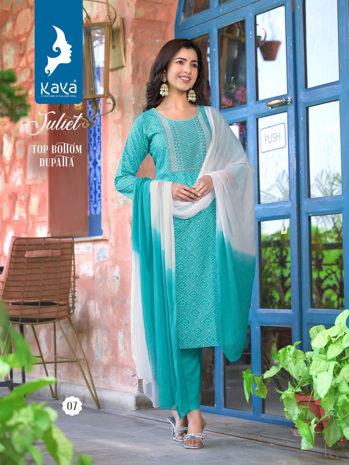 Juliet By Kaya Rayon Readymade Suits Catalog
